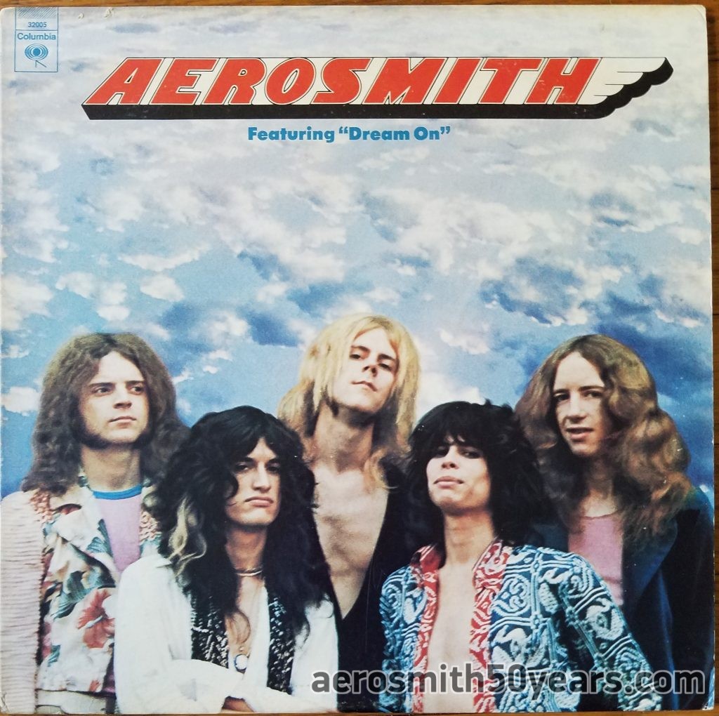 Aerosmith Featuring “Dream On” 1976 Reissued Cover With Revised Liner