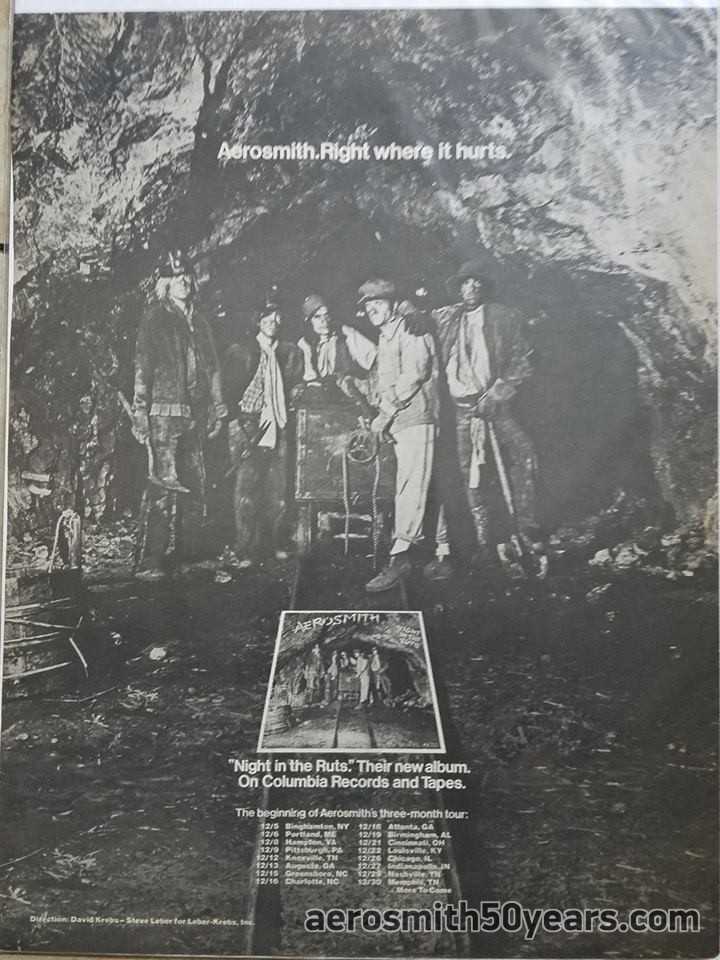 aerosmith 1979 tour dates