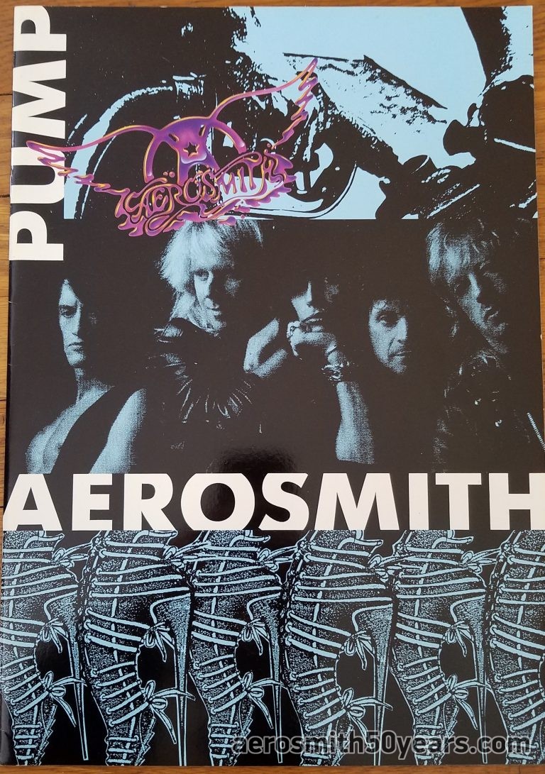 Pump 1989/90 USA Tour Book Aerosmith