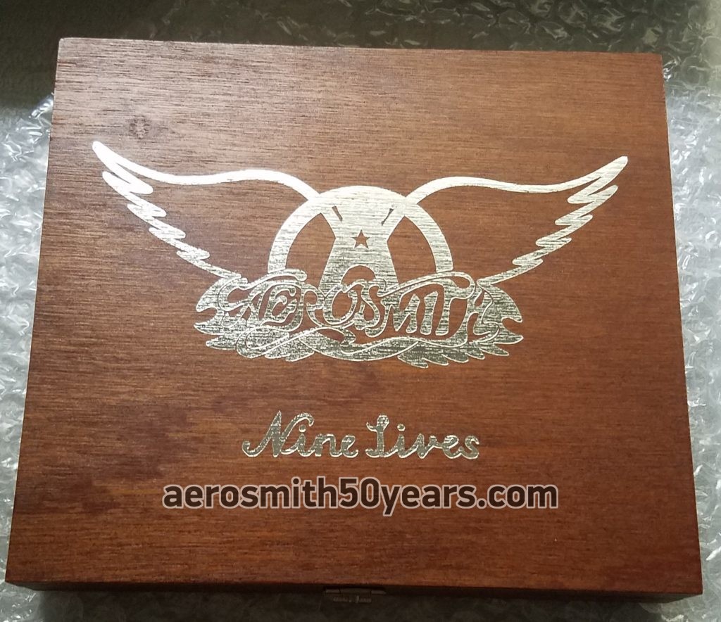 Nine Lives – Limited Edition Wooden Box Released In 1997. This was