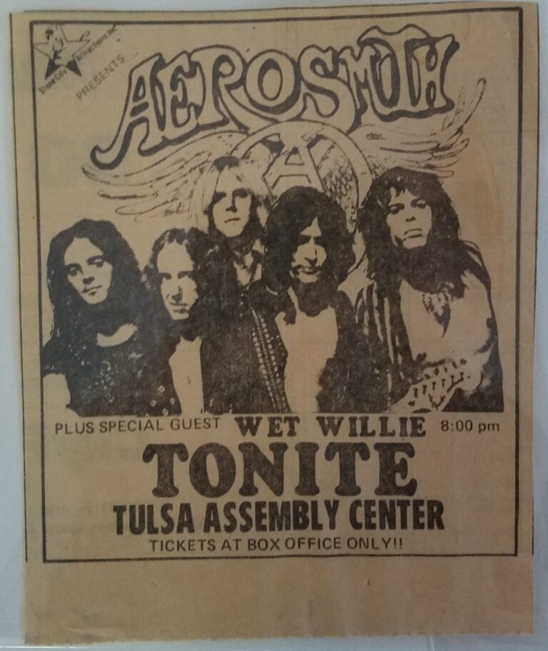 November 15, 1977 Tulsa Assembly Center, Tulsa, OK. Original AD