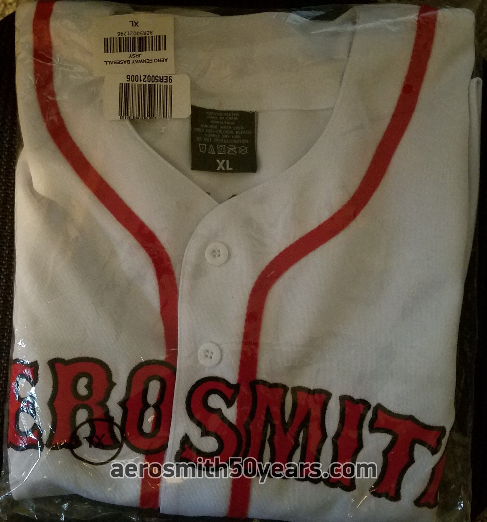Fenway Park – Boston 50th Anniversary Show Baseball Jersey – Aerosmith